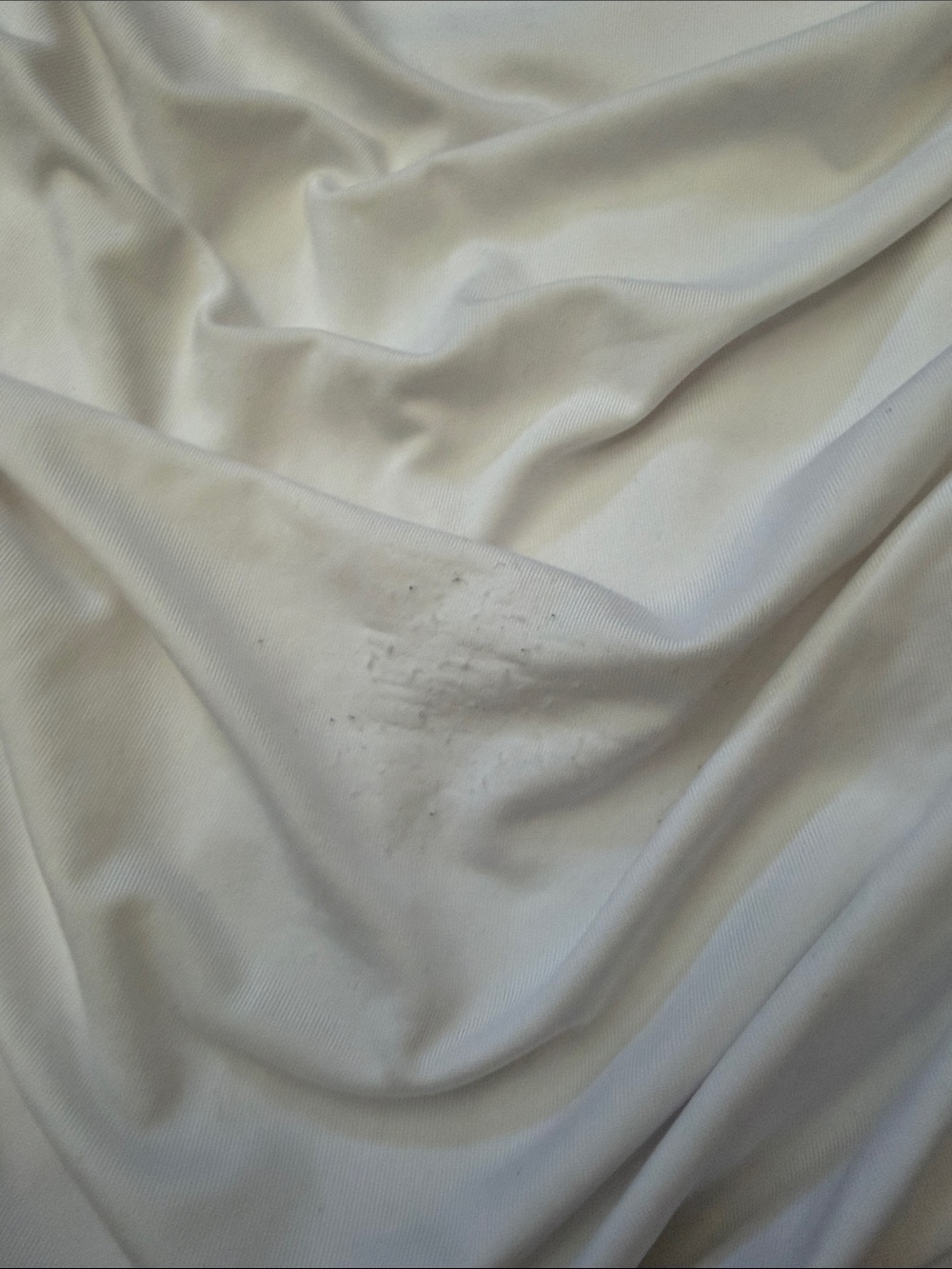White Ruched Bodycon Mini Dress - Sleek Party Dress - Picture 12 of 13